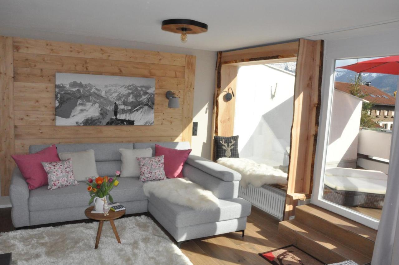 Апартаменты Almi - Alpenglueck Traumhafte Whg.M.20Qm Dachterr. Оберштауфен Экстерьер фото